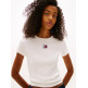 MUJER TJW SLIM BADGE RIB TEE YBL