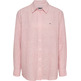 CAMISA DE RAYAS MUJER TOMMY JEANS DE LINO FIT HOLGADO