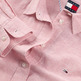 CAMISA DE RAYAS MUJER TOMMY JEANS DE LINO FIT HOLGADO