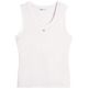 CAMISETA SIN MANGAS MUJER TOMMY JEANS LOGO BORDADO FIT SLIM
