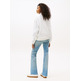 MUJER TJW RLX FLORAL FLAG CREW YBL