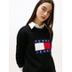 MUJER TJW CLRBLCKFLAG SWEATER EXT BDS