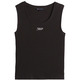 MUJER TJW SLIM SCRIPT RIB TANK TOP BDS