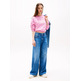 MUJER TJW RLX GRADIENT FLAG CREW U06
