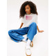 MUJER TJW RLX GRADIENT FLAG CREW YBL