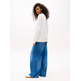 MUJER TJW RLX GRADIENT FLAG CREW YBL
