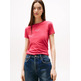 CAMISETA MUJER  TOMMY HILFIGER TJW SLIM ESS LOGO 1 TEE EXT