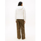 MUJER TJW SLIM HOOD PRNT DOWN JCKT E YBL