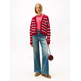 MUJER TJW BADGE STRIPE FLUFF CARDI E XJP