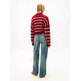 MUJER TJW BADGE STRIPE FLUFF CARDI E XJP