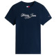 CAMISETA MUJER  TOMMY HILFIGER TJW SLIM ESS LOGO 1 RIB TEE EX