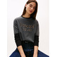 MUJER TJW BXY LEOPARD VARSITY TEE BDS