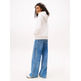 MUJER TJW REG LINEAR HOODIE EXT YBH