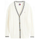 JERSEY MUJER  TOMMY HILFIGER TJW OVS FLAG CABLE CARDIGAN