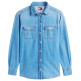 MUJER REG WSTRN DENIM SHIRT EXT BJ80 1AB