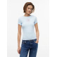 CAMISETA MUJER  TOMMY HILFIGER TJW SLIM ESS LOGO2 RIB TEE EXT