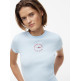 CAMISETA MUJER  TOMMY HILFIGER TJW SLIM ESS LOGO2 RIB TEE EXT