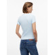 CAMISETA MUJER  TOMMY HILFIGER TJW SLIM ESS LOGO2 RIB TEE EXT