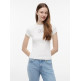 CAMISETA MUJER  TOMMY HILFIGER TJW SLIM ESS LOGO2 RIB TEE EXT