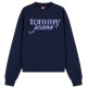 SUDADERA MUJER  TOMMY HILFIGER TJW BXY CHECK SCRIPT CREW