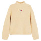 MUJER TJW MOCKNECK BADGE SWEATER EXT AB5