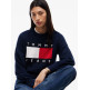 JERSEY MUJER  TOMMY HILFIGER TJW FLAG SWEATER EXT