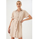 VESTIDO CAMISERO CON CINTURÓN MUJER GARCIA JEANS