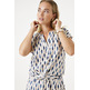 BLUSA MUJER  GARCIA JEANS ESTAMPADA FIT REGULAR