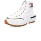 ZAPATILLA ALTA DE PIEL CON SUELA DENTADA MUJER TOMMY JEANS