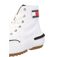 ZAPATILLA ALTA DE PIEL CON SUELA DENTADA MUJER TOMMY JEANS