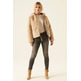 CAZADORA BOMBER REVERSIBLE DE PELO GARCIA JEANS