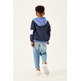 CAZADORA IMPERMEABLE DISEÑO COLORBLOCK NIÑO GARCIA JEANS