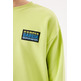 SUDADERA NEÓN CON PARCHE LOGO NIÑO GARCIA JEANS