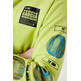 SUDADERA NEON ESTAMPADA CON CAPUCHA NIÑO GARCIA JEANS