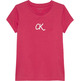 CAMISETA NIÑA  CALVIN KLEIN GLITTER CK SLIM FIT TEE