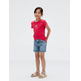 CAMISETA NIÑA  CALVIN KLEIN GLITTER CK SLIM FIT TEE