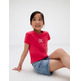 CAMISETA NIÑA  CALVIN KLEIN GLITTER CK SLIM FIT TEE