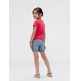 CAMISETA NIÑA  CALVIN KLEIN GLITTER CK SLIM FIT TEE
