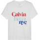 CAMISETA NIÑA CALVIN KLEIN PEARL SIGNATURE NYC REGULAR TE