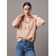 SUDADERA CON CAPUCHA MUJER CALVIN KLEIN CON MONOGRAMA FIT REGULAR