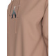 SUDADERA CON CAPUCHA MUJER CALVIN KLEIN CON MONOGRAMA FIT REGULAR