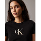 CAMISETA MUJER CALVIN KLEIN CON MONOGRAMA FIT SLIM
