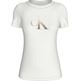 CAMISETA MUJER CALVIN KLEIN CON MONOGRAMA FIT SLIM