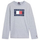 CAMISETA MANGA LARGA CON LOGO NIÑO TOMMY HILFIGER