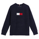 JERSEY DE PUNTO ELÁSTICO CON MANGAS RAGLÁN NIÑO TOMMY HILFIGER