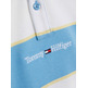POLO DE RAYAS ESTILO RUGBY CON LOGO BORDADO NIÑO TOMMY HILFIGER