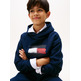 SUDADERA CON CAPUCHA NIÑO TOMMY HILFIGER LOGO BANDERA