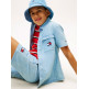 CAMISA NIÑO  TOMMY HILFIGER WAVY FLAG HERRINGBONE SHIRT SS