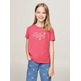 CAMISETA NIÑA TOMMY HILFIGER LOGO PURPURINA