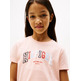 CAMISETA NIÑA TOMMY HILFIGER LOGO TEXTURIZADO FIT REGULAR